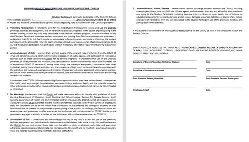 liability waiver